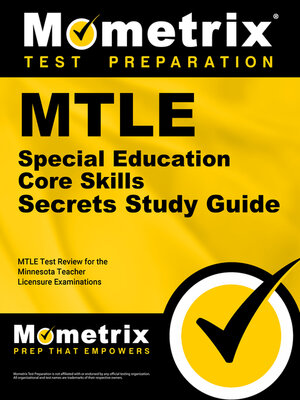 cover image of MTLE Special Education Core Skills Secrets Study Guide
